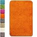 Produktbild PROHEIM Badematte in Vielen Formen Rutschfester Badvorleger Premium Badteppich 1200 g/m² weich & Kuschelig Hochflor, Farbe:Orange, Produkt:Badematte 50 x 80 cm