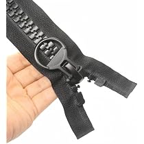 YaHoGa Reißverschluss #10 – 162,6 Cm Kunststoff-Zweiweg-Reißverschluss, Grau, Für Nähen, Outdoor & Heimwerker