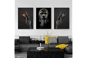 DLKAJFK Romantyczna rzeźba 3D dla miłośników rzeźby, metal, statuetka, sztuka, miłość, serce, pocałunek, sztuka ścienna, czarna afrykańska kobieta, obraz ścienny, bez ramy (plakat 07, 3 szt., 70 x 100 cm)