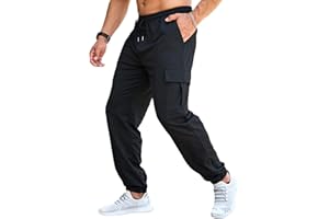 CTU Mens Joggers Tracksuit Bottoms Casual Work Cargo Trousers for Men M-4XL