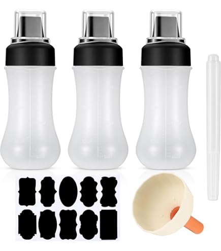 4 Mini Squeeze-Flaschen 23ml - Saucenflaschen Für Reise & Lunchbox