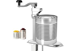 HONDONY Manual Can Opener Hotel Commercial Tin Opener Countertop Rotary Bottle Opener, Up to 16”/42cm Tall, Adjustable Commercial Tin Opener Heavy Duty Bench Tin Opener for Kitchen