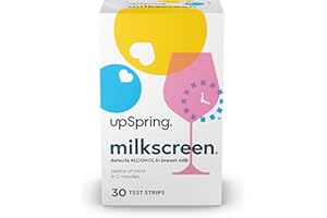 UpSpring Baby Milkscreen Breastmilk Alcohol Test Strips, 30 Count Value Pack