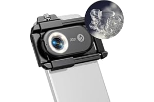 CAMOLO 200X Handy Mikroskop Handy Lupe 200X Telefonmikroskop Cannabis Apexel Mikroskope Handy HD Digital Mikroskop Linse für iPhone Pixel Samsung Xiaomi