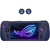 ASUS ROG Ally X 2024 i&ccedil;in Silikon Kılıf Yeni Oyun El Konsolu, &Ccedil;izilmez, Cilt Dostu Kir ve Darbeye Dayanıklı 2 Rocker Cap ile 