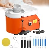 VEVOR 25cm Electric Pottery Wheel - 350W Ceramic Clay Art Machine With ABS Basin