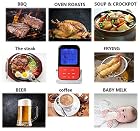 Grillthermometer Digital Wasserabweisend 5S Barbecue Grill Thermometer Fleischthermometer, LED-Anzeige – Bild 6