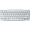 HHKB Professional Hybrid Type-S Snow keyboard, White, Wireless Mechanical 60% Compact Keyboard, Portable, Silent Key Switches, Bluetooth and USB-C, Printed Keycap