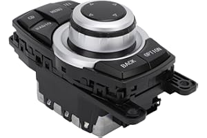 ‎TBEST Media Switch Controller Joystick Plug and Play Multi Media Control Knob 10pin für F07 F10 F01 F02 GT F11, ABS-Material, Robust Gebaut