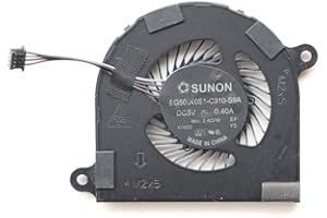 DBTLAP CPU Ventilateur Compatible pour Dell Latitude 7480 E7480 P73G P73G001 EG50040S1-C910-S9A 02T9GV 2T9GV DC5V 0.4A CPU Refroidissement Ventilateur
