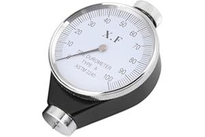 LIEBEWH Härteprüfer 0-100 HA Tragbares Durometer-Härtemessgerät im Taschenformat für die Härteprüfung von Gummi und Kunststoff (Typ A)