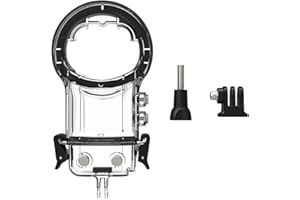 HUAYUWA 30M Dive Case with Silicon Lens Cap for Insta360 X3 Action Camera Waterproof Case with Bracket Accessories 98FT Underwater Photography Housing for Insta 360 One X3 Diving Case