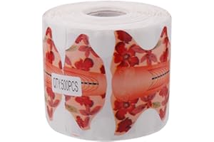 Crisnails® 300 Moldes de"Mariposa" Autoadhesivos para Manicura,