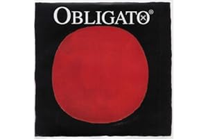 Pirastro 411025 Obligato - Set di corde per violino in materiale sintetico, con busta, misura 4/4