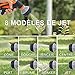 Garden Spray Gun, Spray Nozzle Gun, Multi Spray Watering Gun, 8 Adjustable Patterns Garden Hose Spray Gun, Easy Flow Control Setting, Anti-Slip Design, High Pressure Spray Nozzle for Lawn and Garden