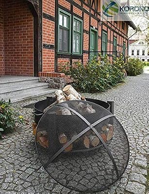 Korono BBQ Pare-feu Brasero incl., Ca .64 cm de hauteur Durchmesser Ø70cm - Höhe 45cm - incl. Funkenschutz