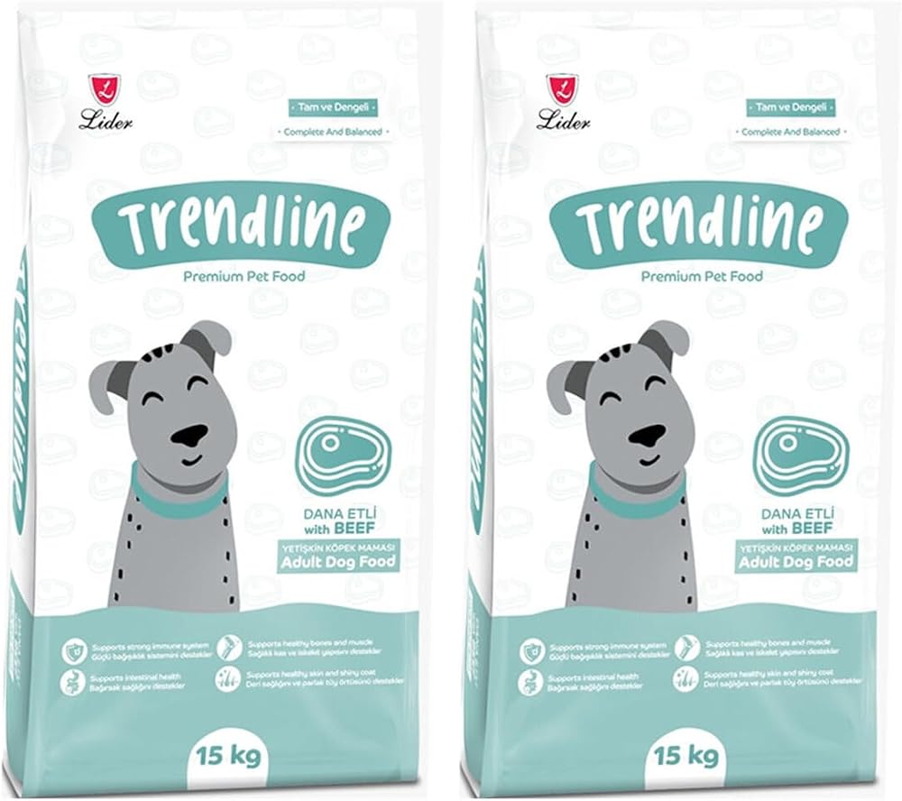 Trendline Biftekli Yetişkin Köpek Maması, 15 kg, 2 Adet