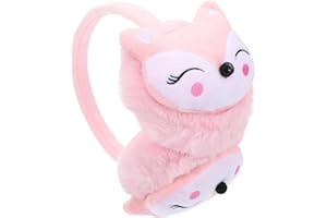BESPORTBLE Ohrmuffen Winter Warme Ohrwärmer Plüsch Furry Ohrenschützer Falten Ohrabdeckungen Ohrschützer Für Kalte Wetter Jungen Mädchen Weihnachten Neujahr Geschenk Rosa