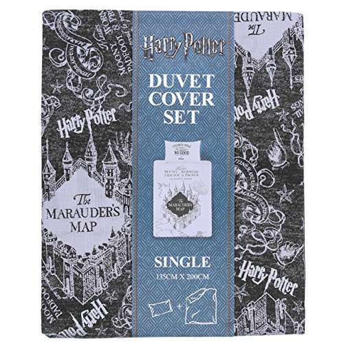Harry-Potter-2-tlg-Wende-Bettwsche-Set-fr-Einzelbett-135x200-cm-Single-Top-Design