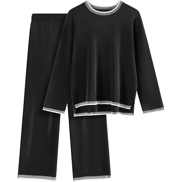 Yuson Girl 2-delige set dames elegant huisanzug met lange Yuson Girl 2-delige set dames elegant huisanzug met lange
