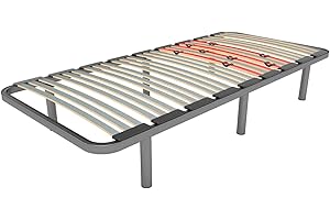LA WEB DEL COLCHON Somier Multiláminas Regulador 80x 200 x 5 cms. (6 Patas Incluidas)