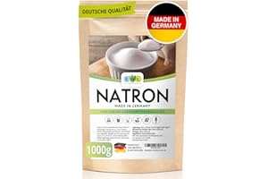 ‎EWL NATURPRODUKTE EWL Naturprodukte Natron Pulver Backing Soda,Deutsche Herstellung u. Abfüllung, Hochreine Lebensmittelqualität, Natronpulver 1kg