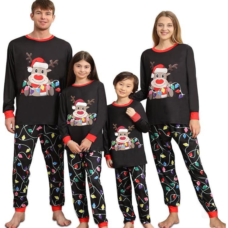 Générique Ensemble Pyjama NoëL De Famille Vetement De Noel Pyjama à