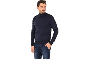 Ciabalù Dolcevita Uomo Lana e Cashmere Mezzo Collo Lupetto Sottogiacca Sottile in Lana Rasata