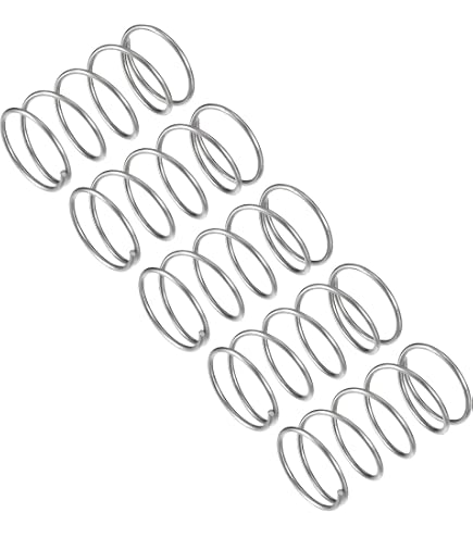 10 Ressorts Acier Comprimés 20mm Diamètre Externe - Fil 1.2mm Longueur Libre 25mm - Usage Général