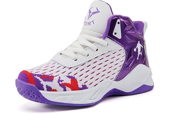 Kmrlofiy Basketskor Barn Mode Basketskor Barn Utomhus Sport Fitness Halkfria Löparskor Löparskor, Bba R5, 34 EU