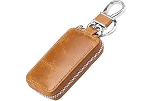 MIOYOOW Pochette Clé Voiture, Étui Porte-Clé Pochette Mini Porte-Monnaie Sac à Poche Sécurité Multifonctionnel pour Hommes 1,57''x3,44''