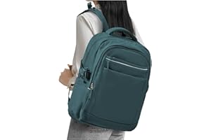 WEPLAN Plecak na laptopa damski Plecak szkolny dziewczęcy nastolatki casual podróżny plecak uczelnię tornister, lekki plecak dzienny Plecak o przekątnej 14-calowy laptopa z portem ładowania USB