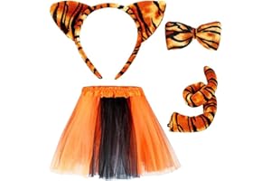 mefound Animal Costume Accessory Set - Cute Animal Ears Tail and Gloves Cosplay Costume Adults Kids Accessory Fancy Dress Party