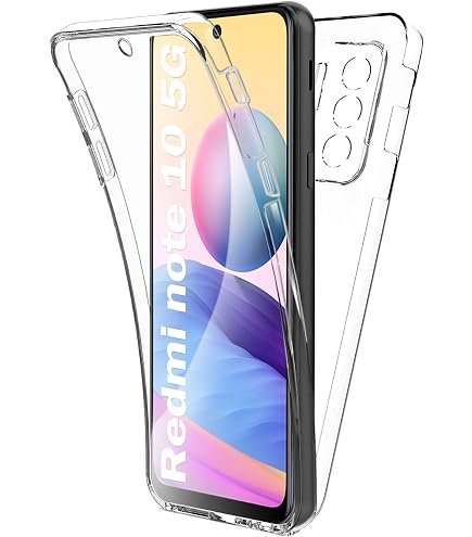 Coque Xiaomi Redmi 9 + Protège-Écran Verre Trempé | Housse TPU Silicone Souple Anti-choc - Blanc
