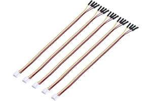 XICOOLEE HY2.0-4Pin to 2.54mm Pitch 1P Female Connector, 20cm Length, Tinned Copper Wire, 1007 24#AWG Standard Cable