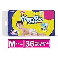 Mamypoko Standard Diaper Pants, Medium (Pack Of 36)