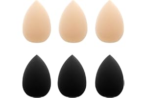 WLLHYF Mini gąbka do makijażu, 6 sztuk, blender do twarzy, miękkie ciało, do podkładu kosmetycznego, pudru, korektora pod oczami (zestaw 1)