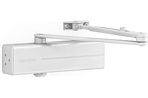 YALE SECURITY Tesa Assa Abloy DC140-D9016 Cierrapuertas Brazo Articulado Para Puertas Blanco Con Brazo Articulado DC140