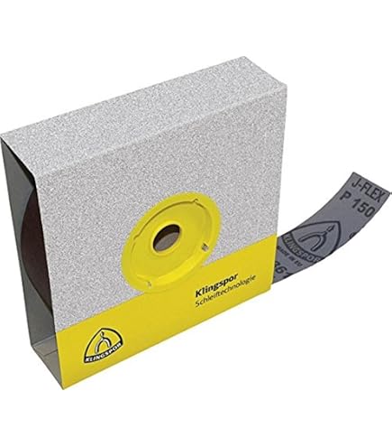Kingcattle Schleifpapier-Rollen Set – 6 Rollen, Körnung 80 Bis 600, Je 2,5 Cm X 6,9 M, Für Holz, Metall & Lack