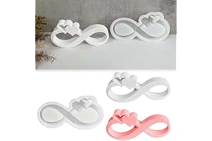 ‎TREABEAR TREABEAR Silikonform Herz, Kerzenformen Zum Gießen, Silikonformen Gießformen Kerzenhalter, Herz Silikonform, Gipsformen Zum Gießen, Gießformen für Beton, Silikonformen Gießformen (Band and Herzen)