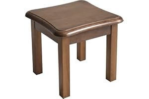 Aibiju Hocker für Kinder aus Holz, Multifunktionaler Kinderhocker- Holzhocker, Sitzhocker, Beistelltisch, Blumenhocker (Braun), JPRF-1353