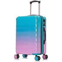 Valigie CABINA In Policarbonato Sfumatura VIOLA - Set Con Beauty Case E Lucchetto TSA | Leggere E Resistenti - Foto 2