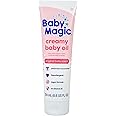 Baby Magic Creamy Baby Oil | 254 mL | Hypoallergenic & Vegan Formula | Camelia Oil, Aloe & Coconut Oil | Original Baby Scent | Free of Mineral Oil, Parabens, Phthalates, Sulfates and Dyes