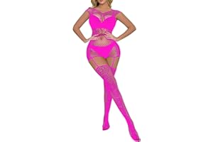 SKTIISN Dessous for Ladys Dessous Damen Sexy Unterwäsche für Frau Mesh Chemise Dessous Baby Doll Minikleid Sexy Kleid Fishnet Sexy Dessous Damen für Sexy Set Latex Dessous Grosse Grössen Damen 52