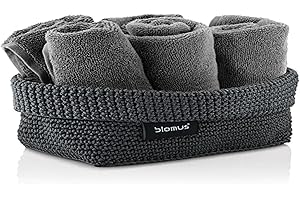 blomus Häkelkorb-68885 Cestino per Uncinetto, Poliestere, Carbone, L