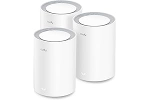 Cudy AX3000 2.5G Whole Home Wi-Fi 6 Mesh System, 2.5G WAN, Ethernet Backhaul, Wireguard, OpenVPN, Zerotier, Cloudflare, DDNS, M3000 3-Pack