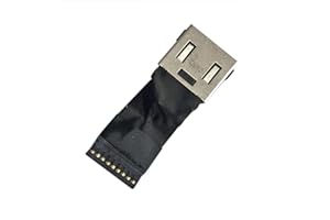 Gintai Connettore di Alimentazione Carica DC Power Jack DC Dock Presa notebook Cavo per Lenovo Thinkpad P50 P51 P52 P53 P15 Gen 1 T15G Gen 1 BP500 DC30100SN00 DC30100PJ00