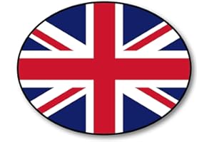SPORT MERCHANDISE Union Jack Flag Decal – Premium National Flag Car Sticker – 3M Vinyl Waterproof, Fade-Resistant, Bubble-Free Application – Vehicle, Laptop & Travel Use – Made in UK (UK)