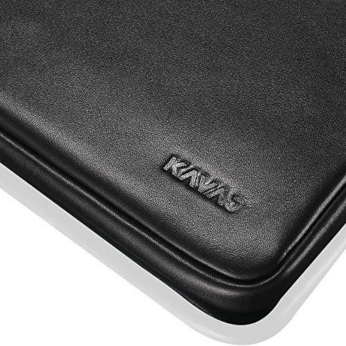 KAVAJ Lederh  lle Tasche Sleeve  Sydney  F  r Das Apple Macbook Pro 13  Retina Schwarz Aus Echtem Leder  D  nne Tasche Als Edles Zubeh  r F  r Das Mac
