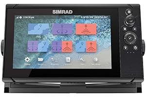 Simrad Cruise 9 GPS Navigation Chartplotter with World Wide Base Map and 83/200 Transducer